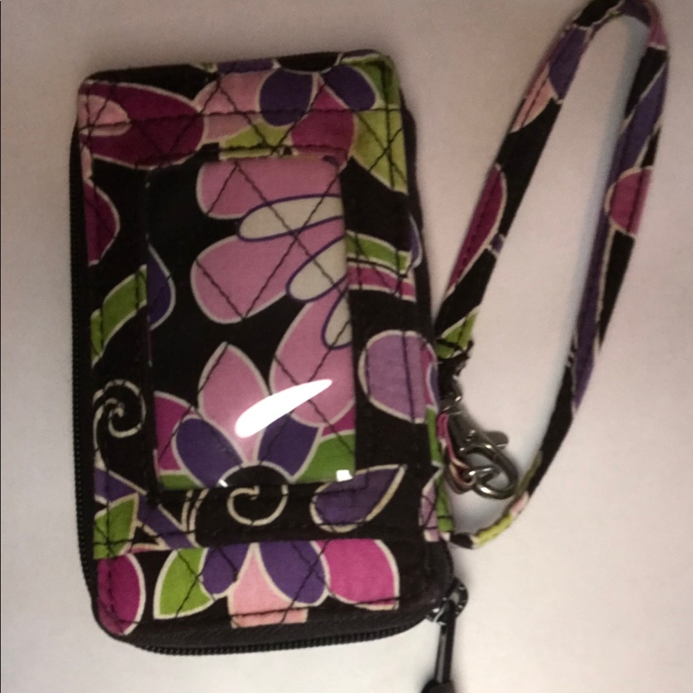Vera Bradley wristlet with cellphone pocket